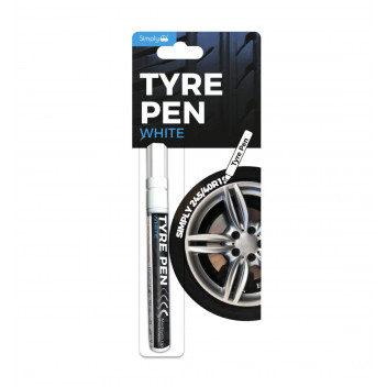 Simply Auto Tyre Pen- White