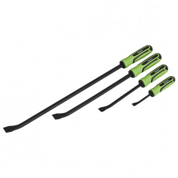 Sealey Angled Pry Bar Set with Hammer Cap Heavy-Duty (4pc)