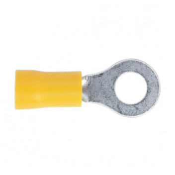 Easy-Entry Ring Terminal Ø6.4mm (1/4") Yellow Pack of 100