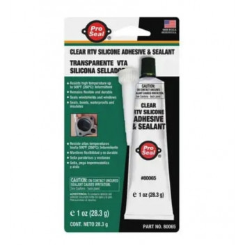 Pro Seal Clear RTV Silicone Sealant 28.3g