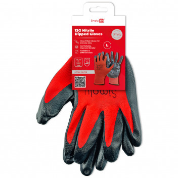 Simply Tool Large Nitrile Coated Work Gloves