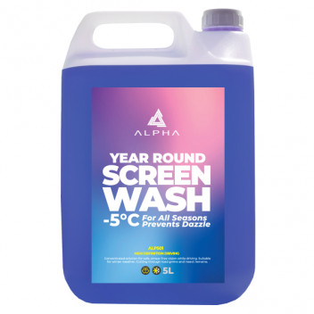 Alpha Year Round -5°C Screen Wash 5L