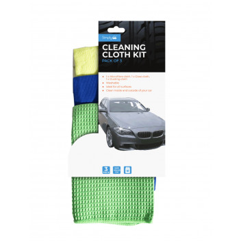 Simply Auto 3Pk Microfibre Cloths