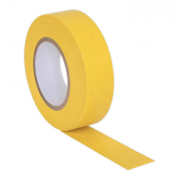 Sealey 20mtr x 19mm Pvc Insulating Tape Yellow