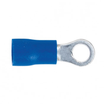 Easy-Entry Ring Terminal Ø4.3mm (4BA) Blue Pack of 100