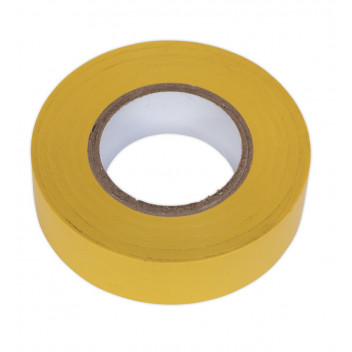 Sealey 20mtr x 19mm Pvc Insulating Tape Yellow