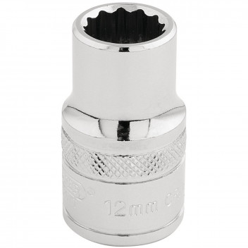 Draper HI-TORQ 12 Point Socket 1/2" Sq. Dr. 12mm