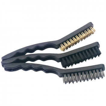 Draper Wire Nylon Brush Set 230mm (3pc)
