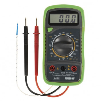 Digital Multimeter 8-Function with Thermocouple Hi-Vis