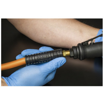 Air Hose 5m x Ø8mm Hybrid High-Visibility with 1/4"BSP Union