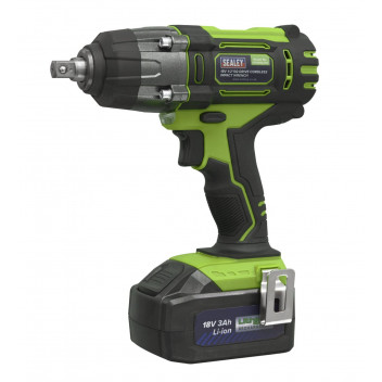 Cordless Impact Wrench 18V 3Ah Lithium-ion 1/2"Sq Drive Hi-V