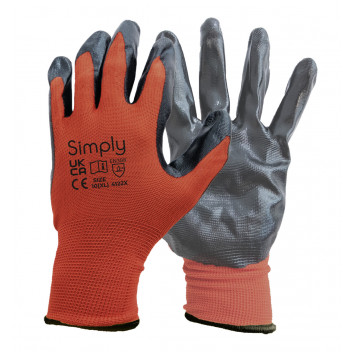 Simply Tools Medium Nitrile Coated Work Gloves