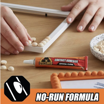 Gorilla Contact Adhesive Crystal Clear 75g