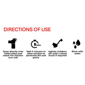 Alpha Red Reactive Wheel Wizard 500ml