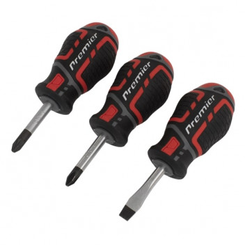 Premier GripMAX® Screwdriver Stubby Set (3pc)