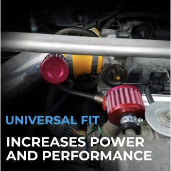 Vent Filter Red With Chrome Finish & Recess