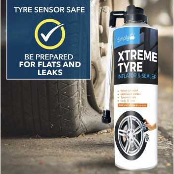Simply Auto Xtreme Tyre Inflator & Sealer 500ml