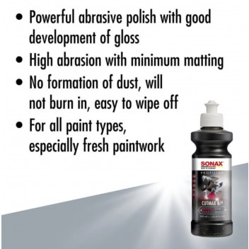 Sonax Cutmax 6/4 250ml