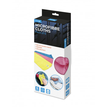 Simply Auto 6Pk Microfibre Cloths