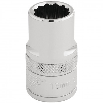 Draper HI-TORQ 12 Point Socket 1/2" Sq. Dr. 13mm