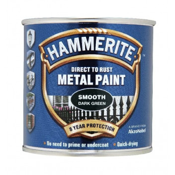 Hammerite Smooth  Dark Green 250ml
