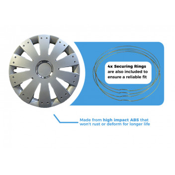 Simply Auto Vortex Wheel Trim Set 15 Inch (4 per box)