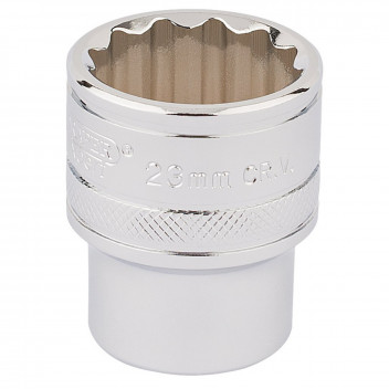Draper HI-TORQ 12 Point Socket 1/2" Sq. Dr. 23mm