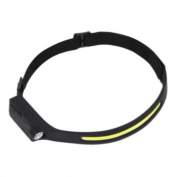 Rechargeable Head Torch with Auto-Sensor 5W COB & 3W LED