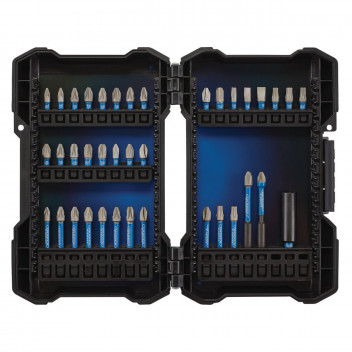 Draper Expert Impact Screwdriver Bit Set 1/4" Hex (38pc)