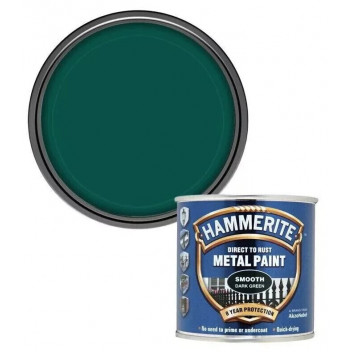 Hammerite Smooth  Dark Green 250ml