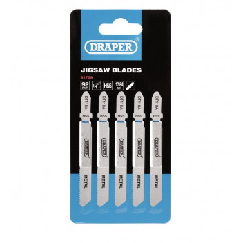Draper Jigsaw Blade Set 92mm (5pc)
