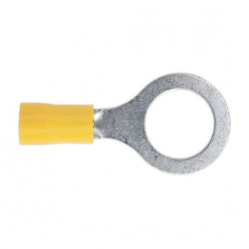 Easy-Entry Ring Terminal Ø13mm (1/2") Yellow Pack of 100