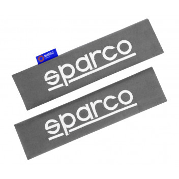 Sparco Seat Belt Pads- Grey ( Pack of 2 )