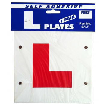 L Plates Only Self Adhesive