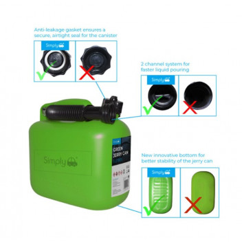 Simple Auto Green Jerry Can 5L