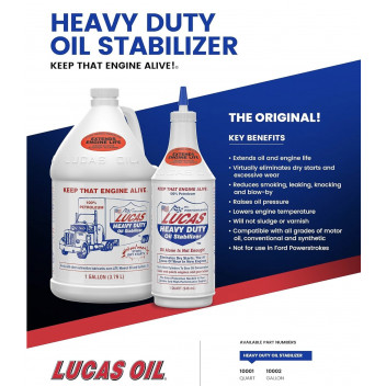 Lucas Heavy Duty Oil Stabilizer 3.79L