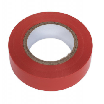Sealey 20mtr x 19mm Pvc Insulating Tape Red