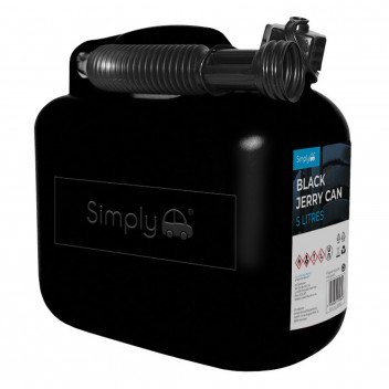 Simply Auto Black Jerry Can 5L