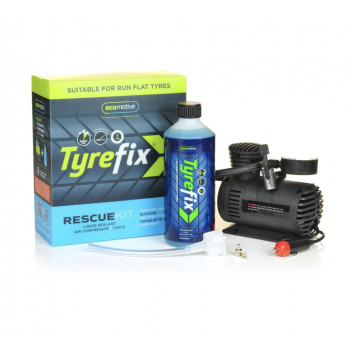 Tyre-Fix Quick Fix Punture Seal+Compressor- Any Tyre Type